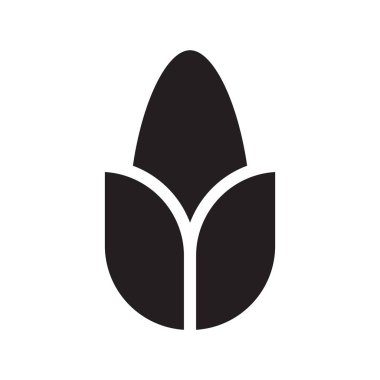 mısır glyph düz vektör simgesi