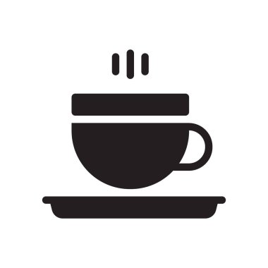 Düz simge vektör çay