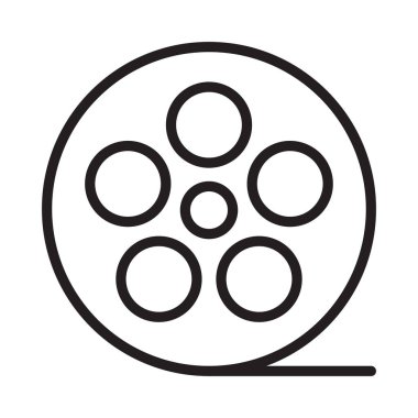 Kamera ince çizgi vektör simgesi