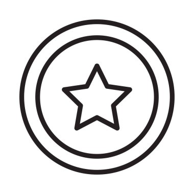 ödül ince çizgi vektör simgesi