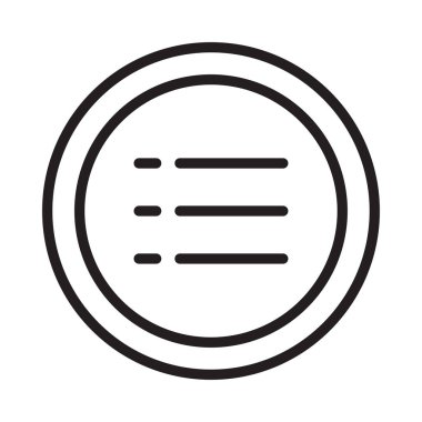 Müzik ince çizgi vektör simgesi