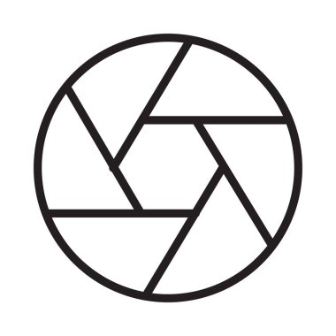 Kamera ince çizgi vektör simgesi