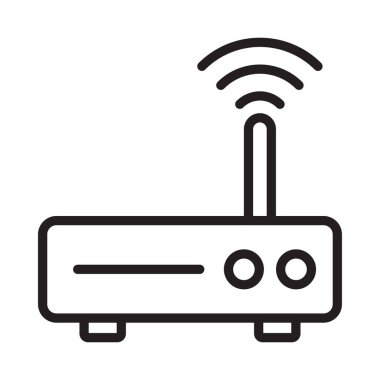 yönlendirici ince çizgi vektör simgesi