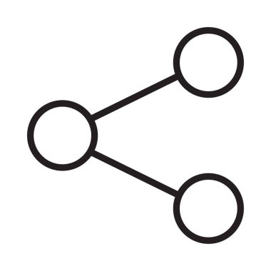 Ağ ince çizgi vektör simgesi