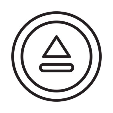 ince çizgi vektör simgesi çıkarma