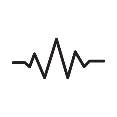 müzik glif düz vektör simge