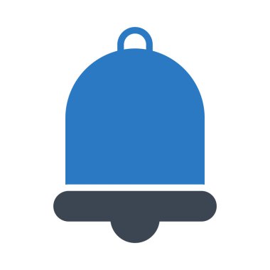 Alarm glif simge renk vektör