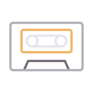 küçük çizgi renk simge vektör