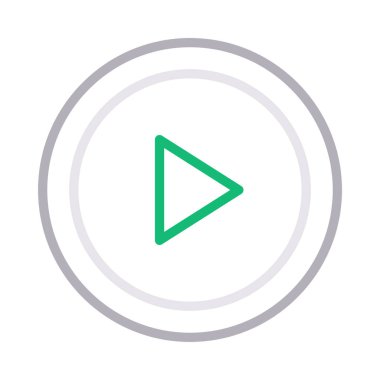 oyuncu ince çizgi vektör simge