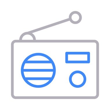 bant ince renk çizgisi vektör simgesi