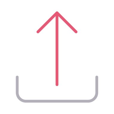 hat çizgi ok renk simge vektör