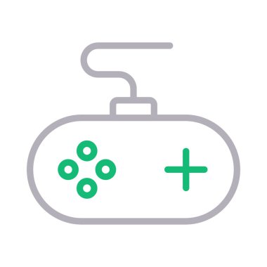 Konsol ince renkli çizgi vektör simgesi