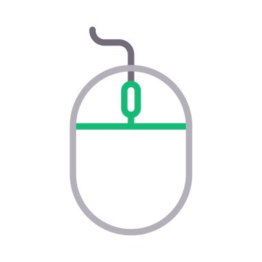 fare ince renk çizgisi vektör simgesi