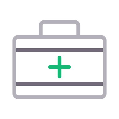 ince hat kutu renk simge vektör