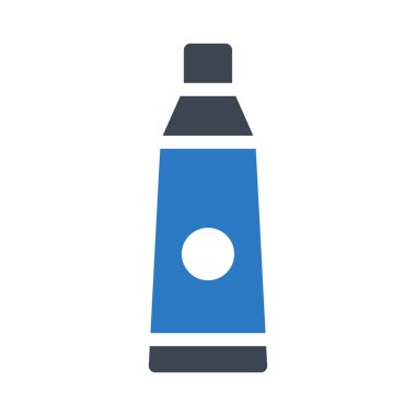 Yapıştır glif renk vektör simgesi