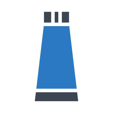 Yapıştır glif renk vektör simgesi