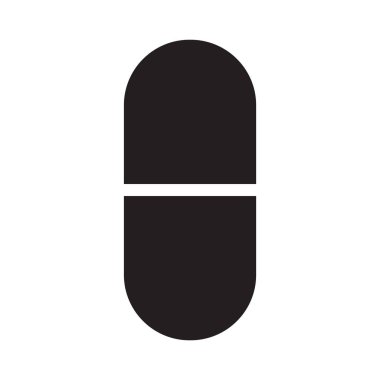 Düz simge vektör tıp