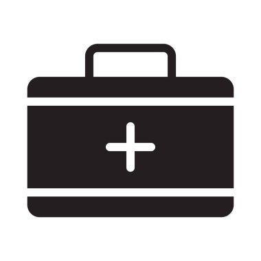 düz sembol kutu vektör tıbbi