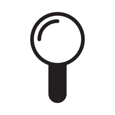 Cam glif düz vektör simge