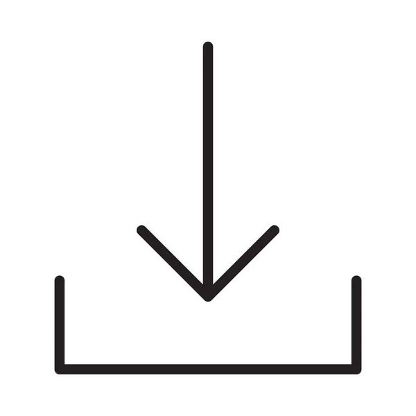 Glyphen Flaches Vektorsymbol Speichern — Stockvektor