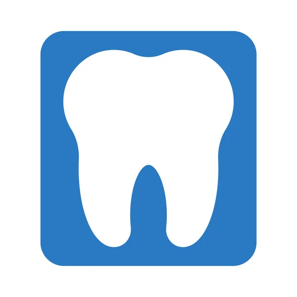 Icono Vector Color Glifo Dental — Archivo Imágenes Vectoriales