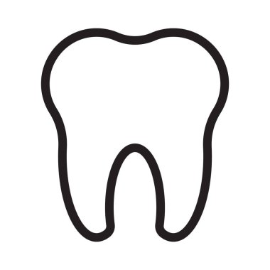 oral ince çizgi vektör simgesi