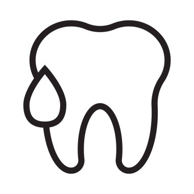 kan ince hat vektör simge