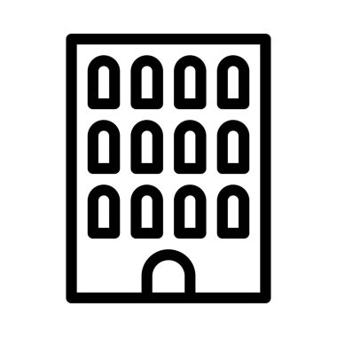 Office ince çizgi vektör simgesi