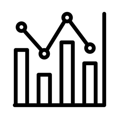 Grafik ince çizgi vektör simgesi