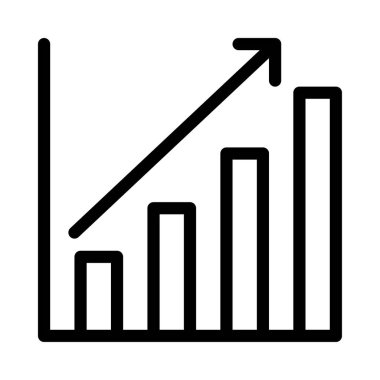 ince çizgi vektör simgesini artırın