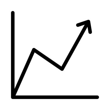 büyüme ince hat vektör simge