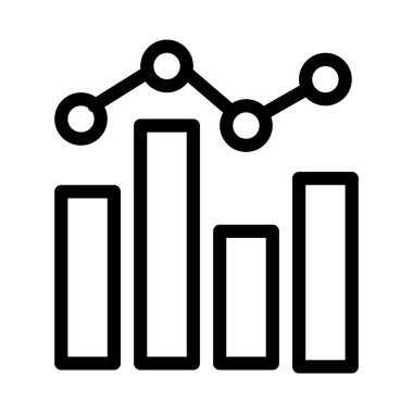 Grafik ince çizgi vektör simgesi