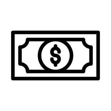 para ince çizgi vektör simgesi