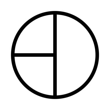 Grafik ince çizgi vektör simgesi