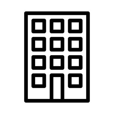 Office ince çizgi vektör simgesi