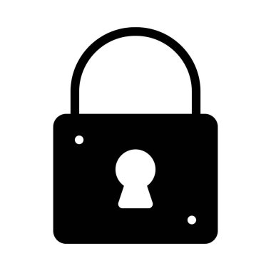 Özel glif düz vektör simgesi