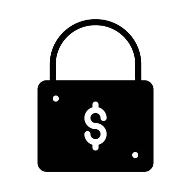 Özel glif düz vektör simgesi