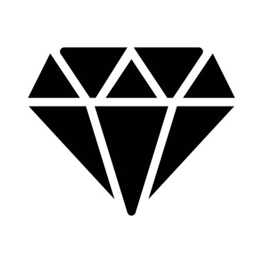 elmas glif simge vektör