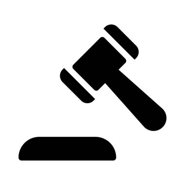 sipariş glif düz vektör simgesi