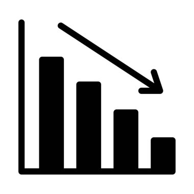 glif düz vektör simgesini azaltın