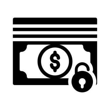 para glif düz vektör simge