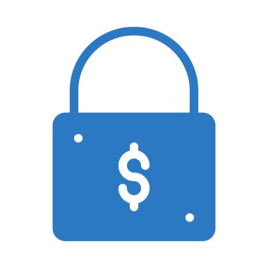 Özel glif renk vektör simgesi