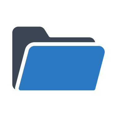 Dizin glif renk vektör simgesi