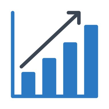 glif renk vektör simgesi artırın