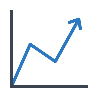 glif renk vektör simgesi artırın