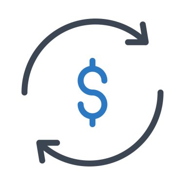 geçiş glif renk vektör simgesi