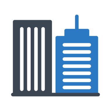 Ofis glif simge renk vektör