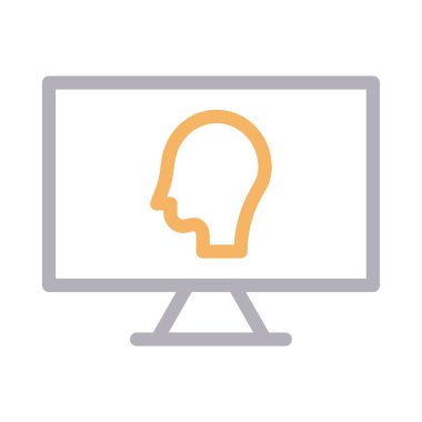 ince çizgi renk simge vektör