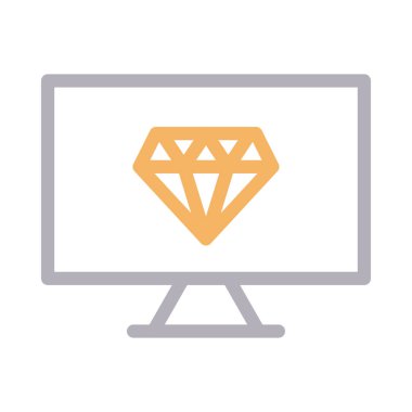 elmas çizgi renkli simge vektör online