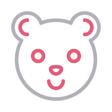 domuz çizgi renk simge vektör